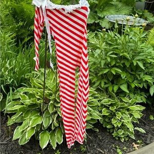 Red and White Striped Kids Costume